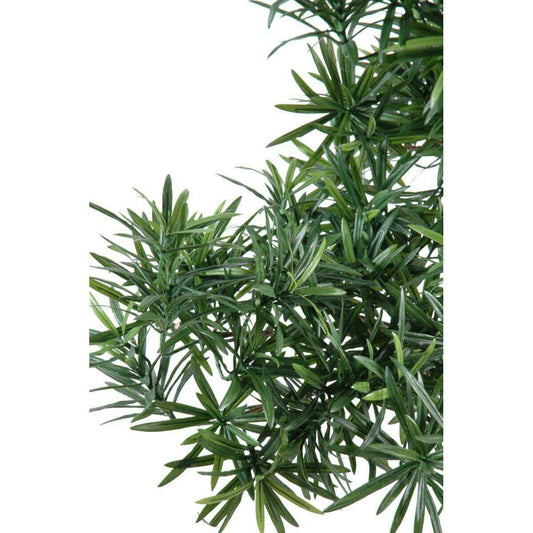 Bonsaï Podocarpus artificiel en coupe - plante synthétique intérieur - H.78cm