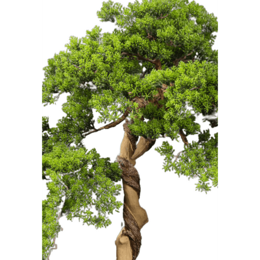 Bonsaï Thuya artificiel en pot - plante synthétique pour intérieur - H.90cm