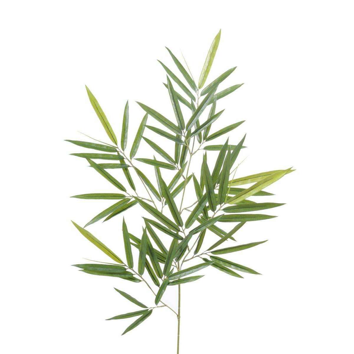 Branche artificielle Bambou Shiroshima feuillage panaché - intérieur - H. 81 cm - B1