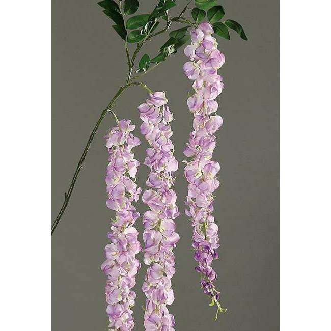Branche artificielle Cytise - feuillage pour intérieur - H.155cm lilas - P3