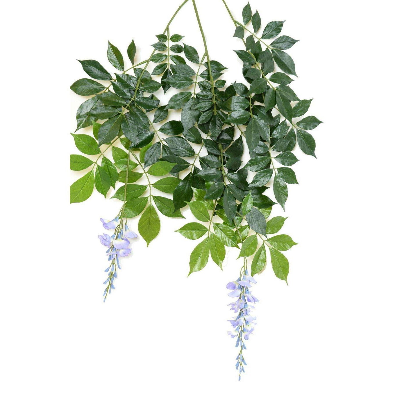 Branche artificielle Glycine - feuillage pour intérieur - H.100cm lavande-G4