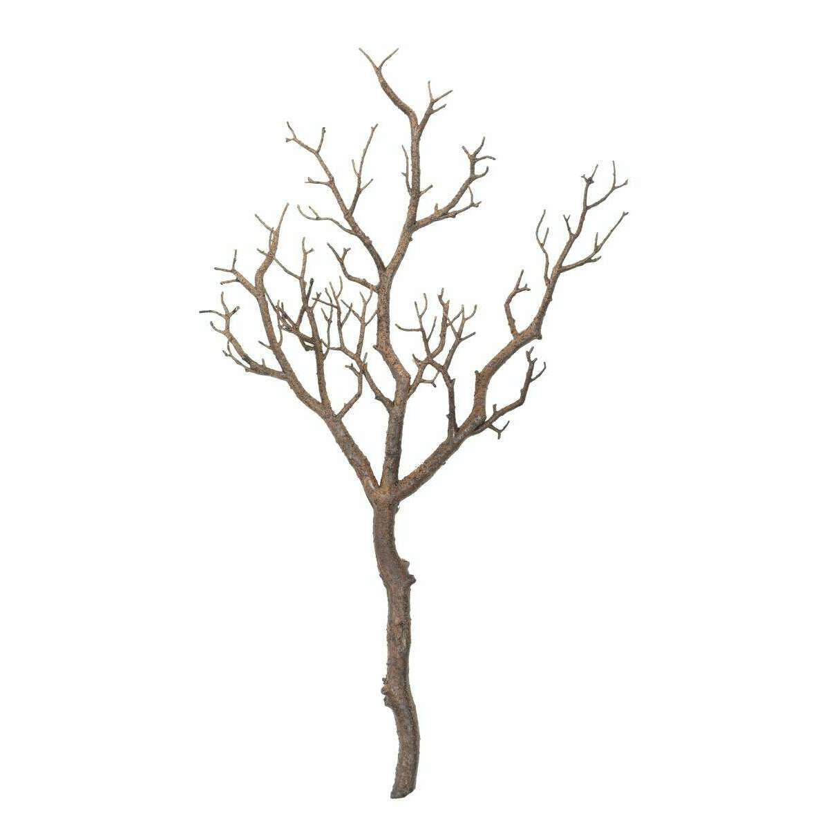 Branche artificielle imitation bois - décoration d'intérieur - H.65cm marron C4