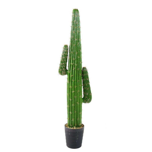 Cactus artificiel Mexico New- plante d'intérieur - H.145cm vert