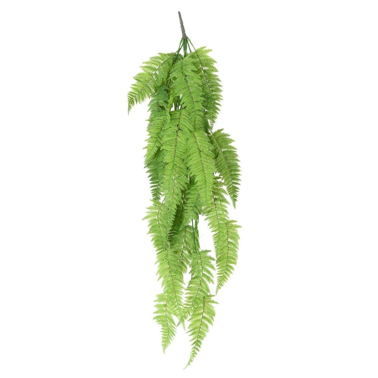 Chute artificielle Fougère large - plante retombante d'intérieur - H.123cm vert F2
