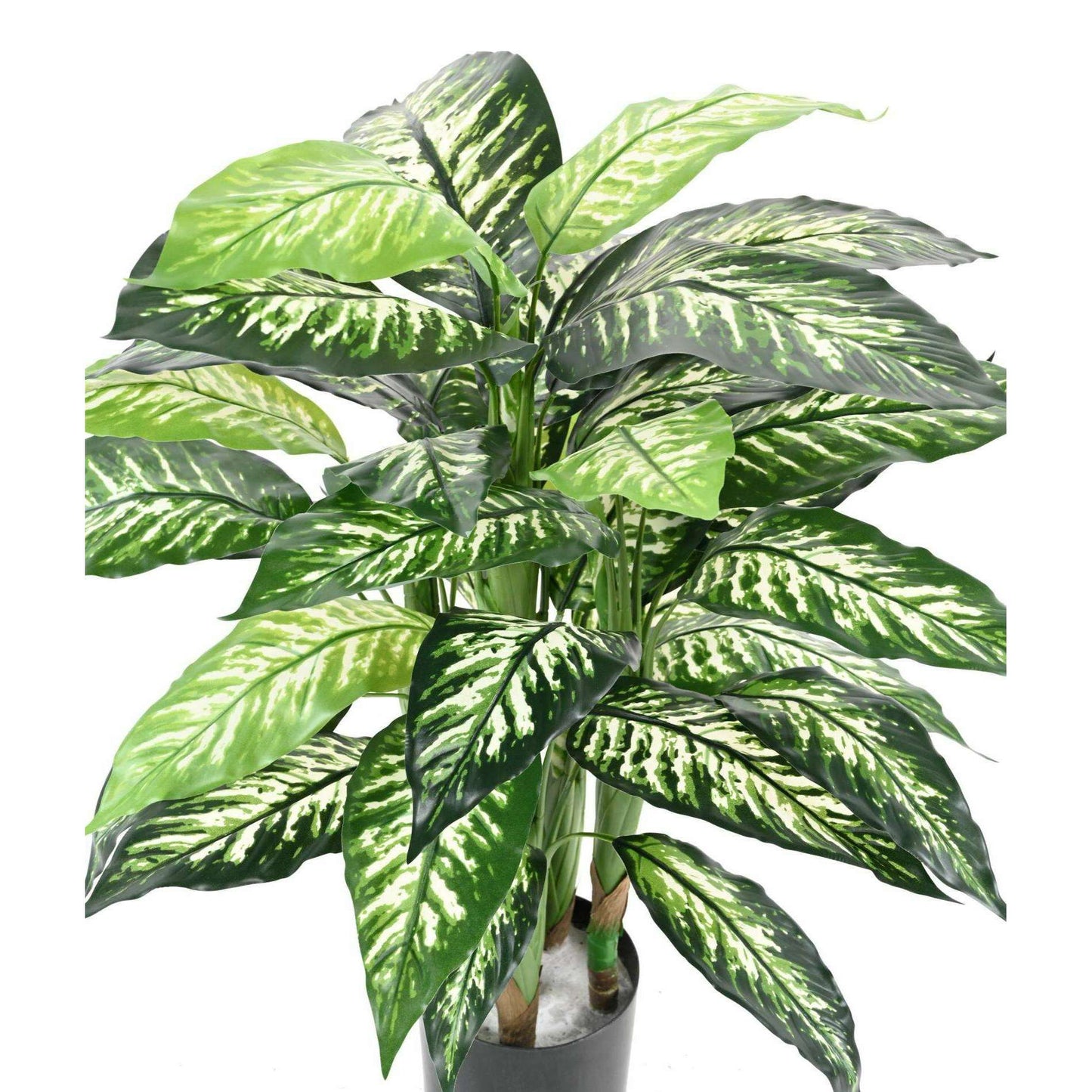 Dieffenbachia artificiel 100% recyclable - plante d'intérieur - H.80cm