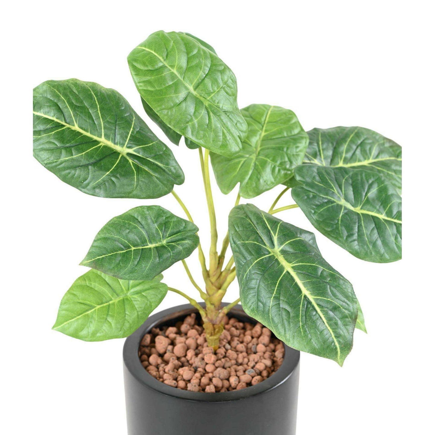 Feuillage artificiel Alocasia 10 feuilles - plante verte d'intérieur - H.50cm