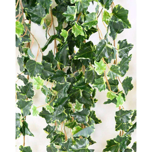 Feuillage artificiel chute de Lierre en piquet - 1039 feuilles artificielles - H.200cm panaché