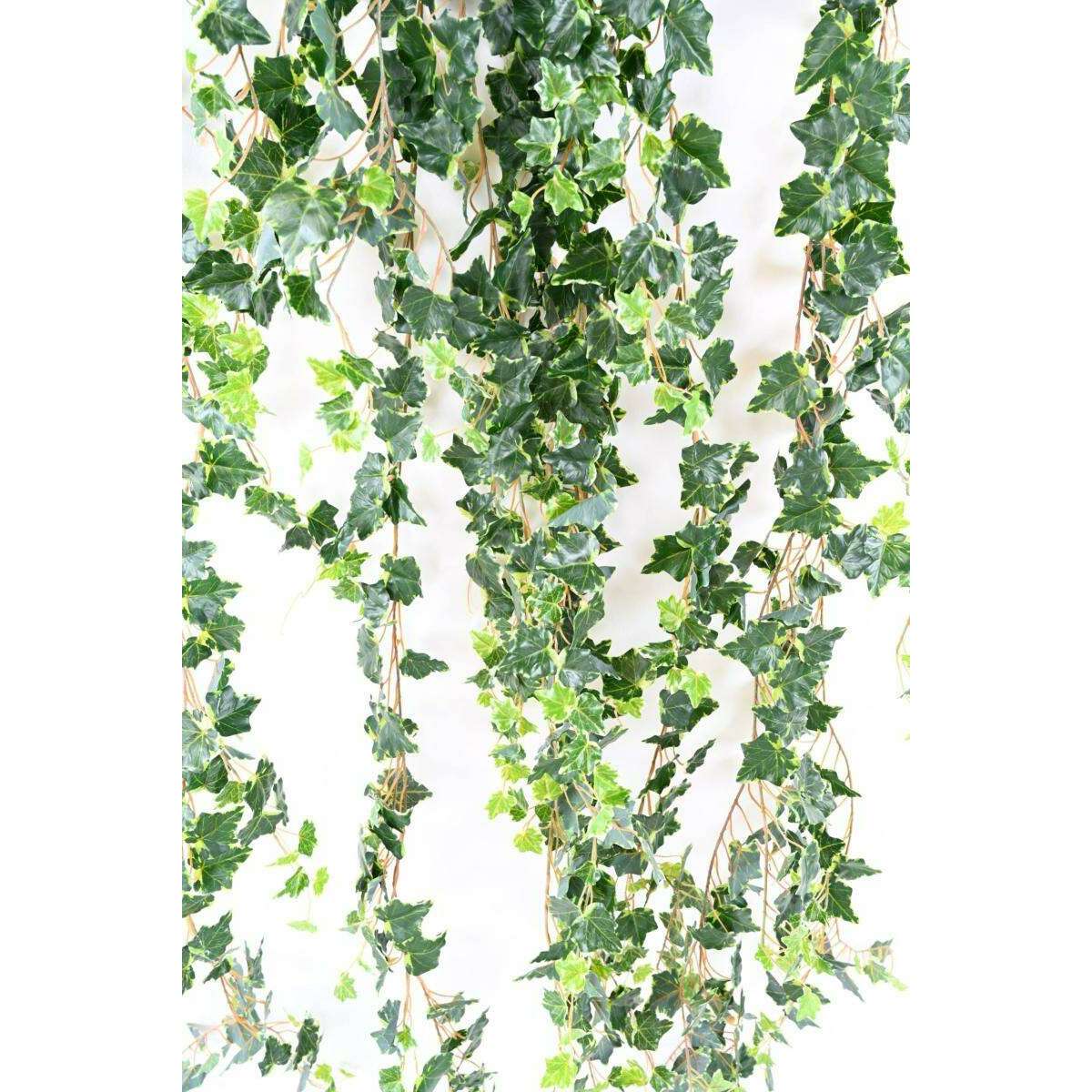 Feuillage artificiel chute de Lierre en piquet - 1039 feuilles artificielles - H.200cm panaché