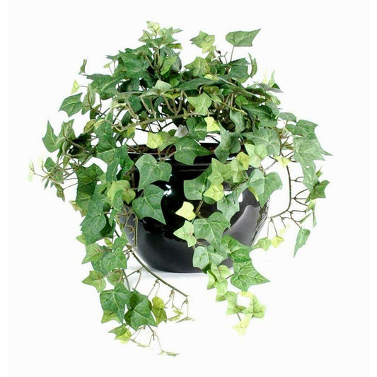 Feuillage artificiel chute de Lierre en piquet - 308 feuilles artificielles - H.35cm vert