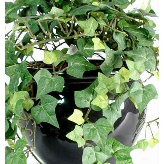 Feuillage artificiel chute de Lierre en piquet - 308 feuilles artificielles - H.35cm vert