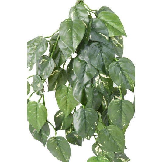 Feuillage artificiel chute de Pothos en piquet - Tergal UV extérieur - H.75cm vert