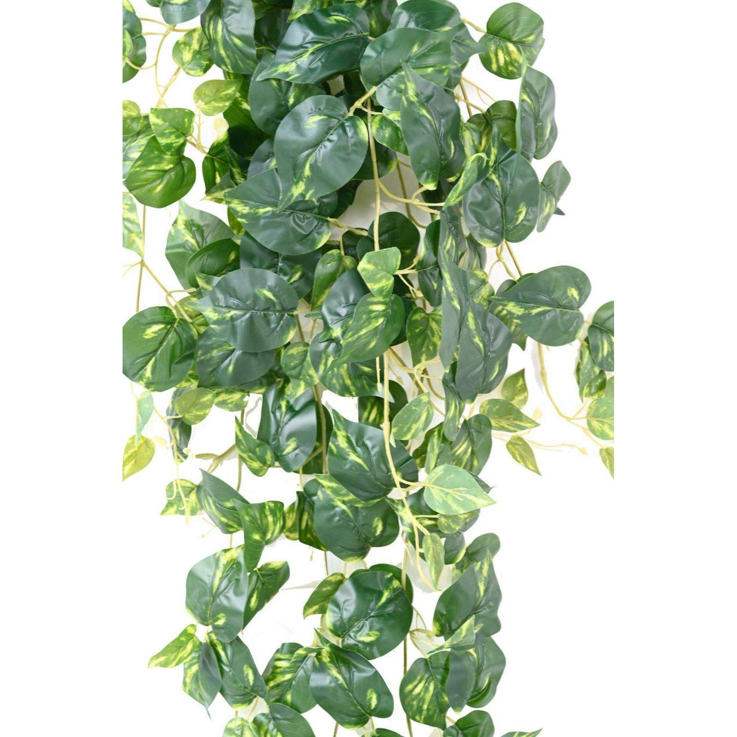 Feuillage artificiel chute de Pothos ML en piquet - matière 100% recyclable - H.120cm panaché