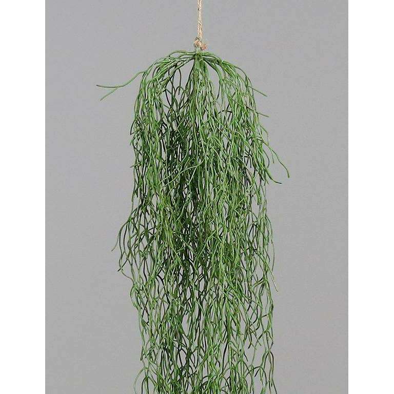 Feuillage artificiel chute de succulente avec cordon - suspension végétale - H.110cm