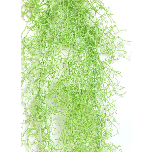 Feuillage artificiel chute de Tillandsia - mousse espagnole - H.90cm vert