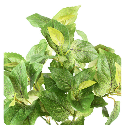 Feuillage artificiel Coleus en piquet - plante verte intérieur - H.40cm vert
