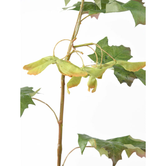 Feuillage artificiel Erable branche - composition florale d'intérieur - H.108cm vert