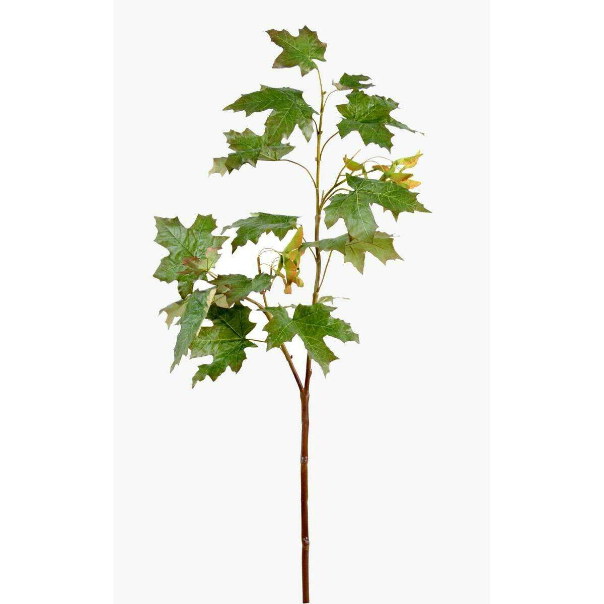 Feuillage artificiel Erable branche - composition florale d'intérieur - H.100cm vert