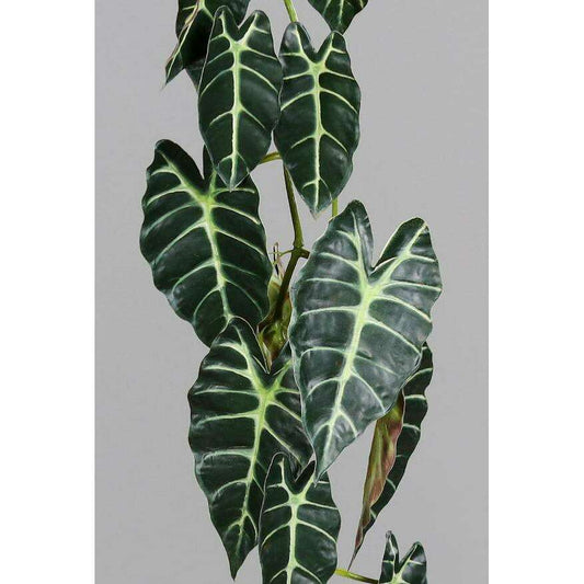 Feuillage artificiel Guirlande Alocasia - plante verte d'intérieur - H.120cm
