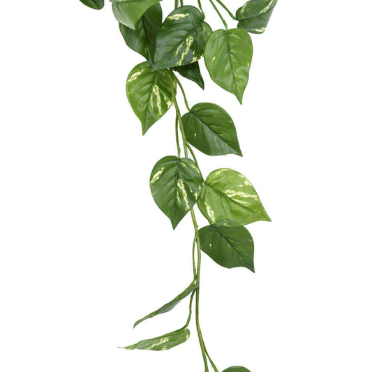 Feuillage artificiel Guirlande de Pothos - Tergal UV extérieur - H.110cm vert