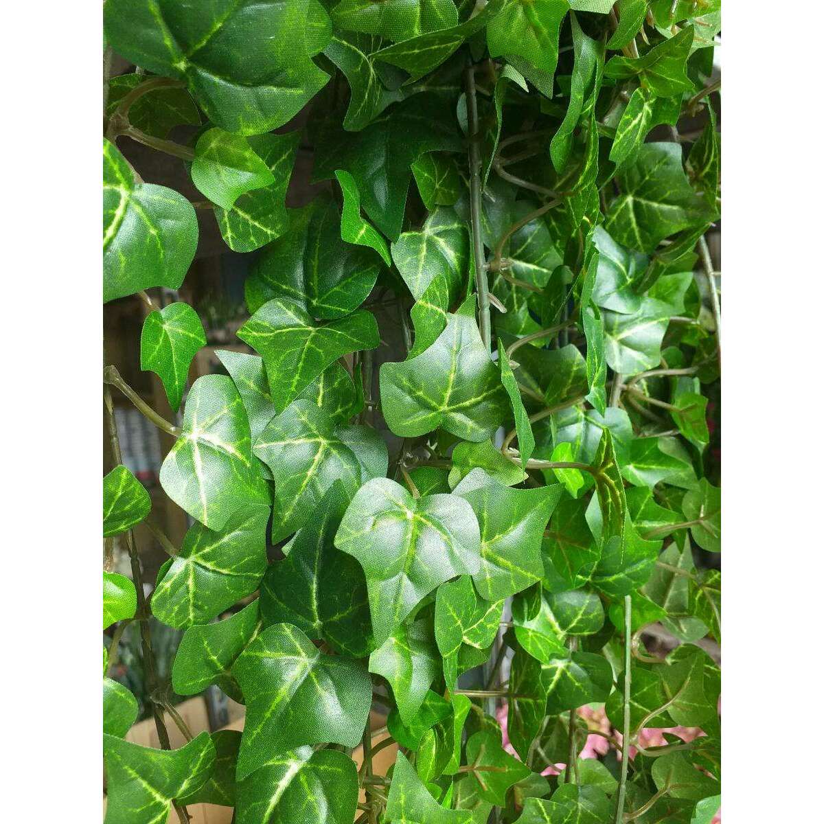 Feuillage artificiel Lierre Gala en piquet - 801 feuilles artificielles - H.130cm vert