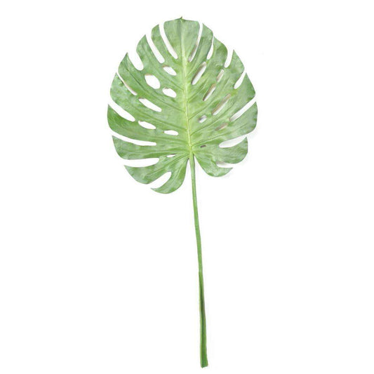 Feuille artificielle de Philo Monstera - décoration d'intérieur - H.120cm vert