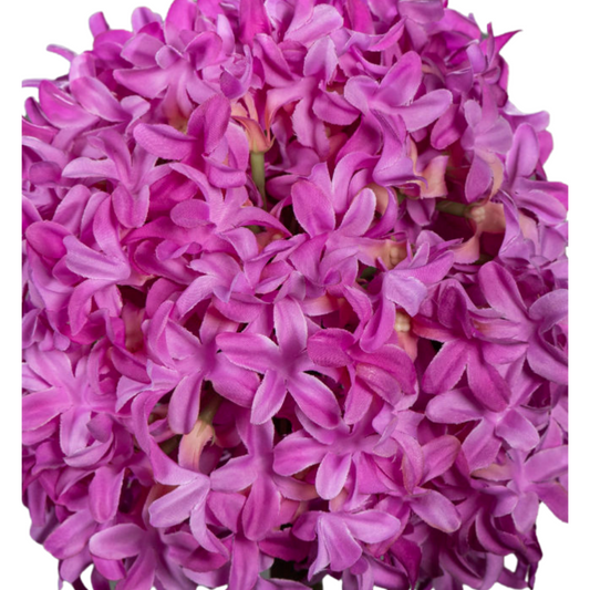 Fleur artificielle Allium tige d'ail d'ornement - composition bouquet - H.79cm fuchsia