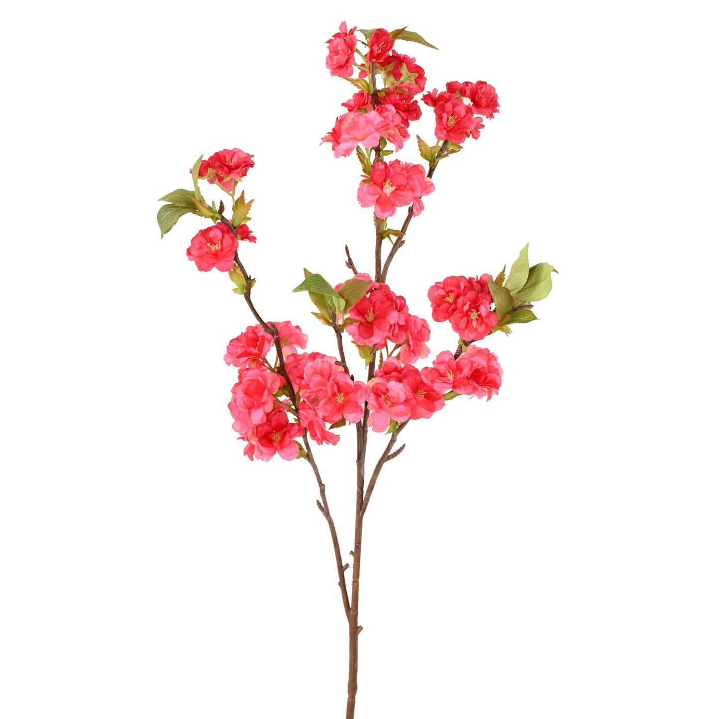 Branche de cerisier artificielle à fleurs fuchsia de 92cm - 57 fleurs