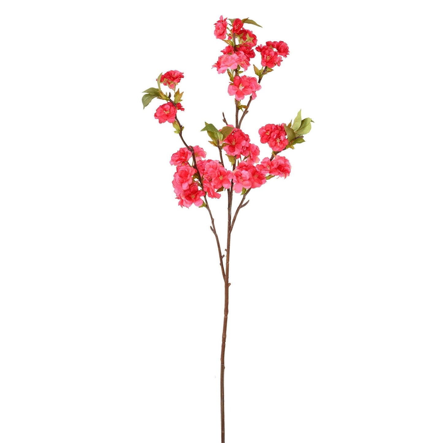 Branche de cerisier artificielle à fleurs fuchsia de 92cm - 57 fleurs