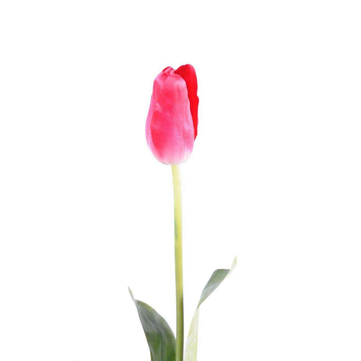 Fleur artificielle coupée Tulipe - décoration d'intérieur - H.79cm rose