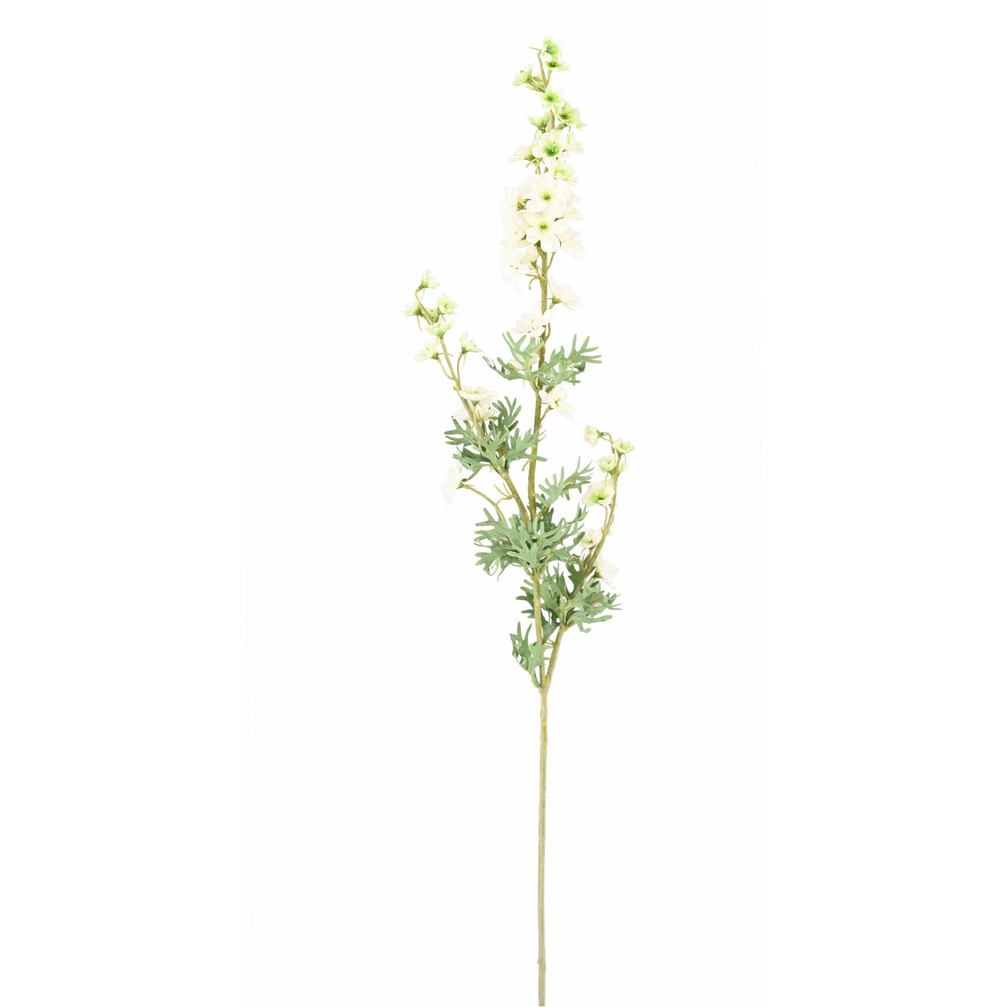 Fleur artificielle Delphinium - création de bouquet - H.86cm blanc