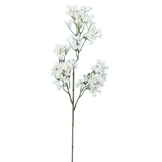 Branche de Gypsophile artificielle à fleurs blanches de 60 cm - G4