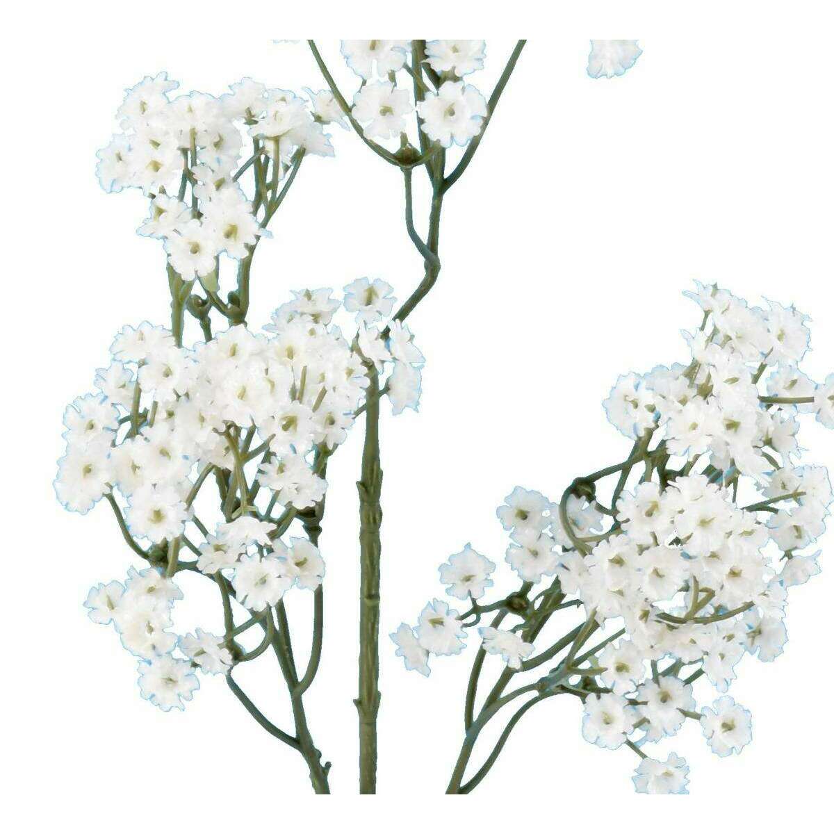Branche de Gypsophile artificielle à fleurs blanches de 60 cm - G4