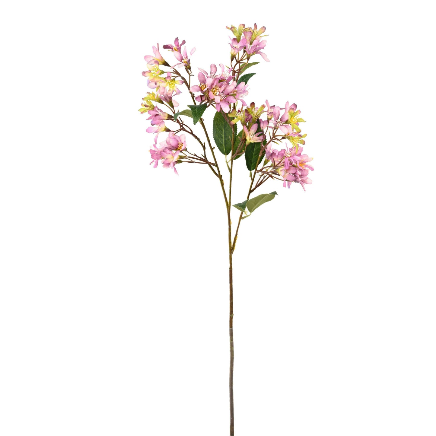 Fleur artificielle Hoheria stardust - composition bouquet - H.70cm parme
