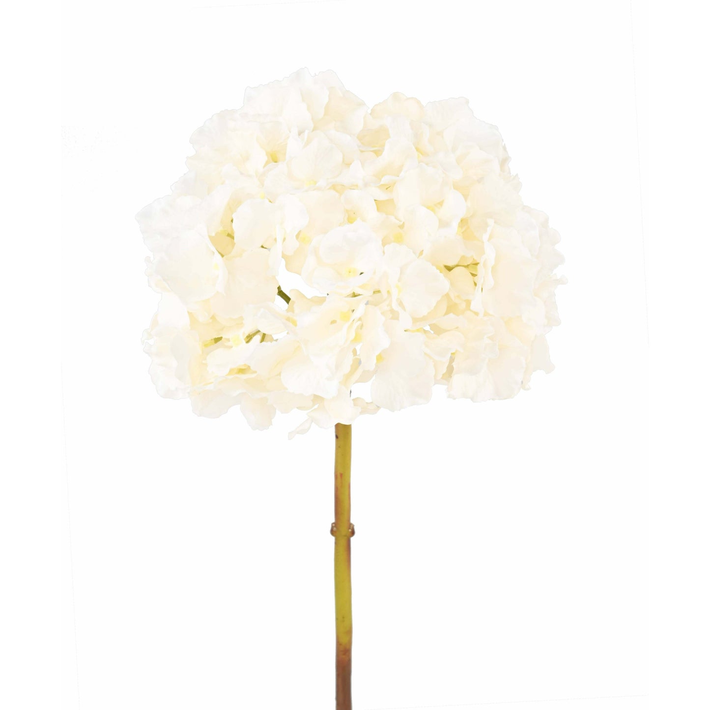 Fleur artificielle Hortensia - création bouquet composition - H.45cm blanc
