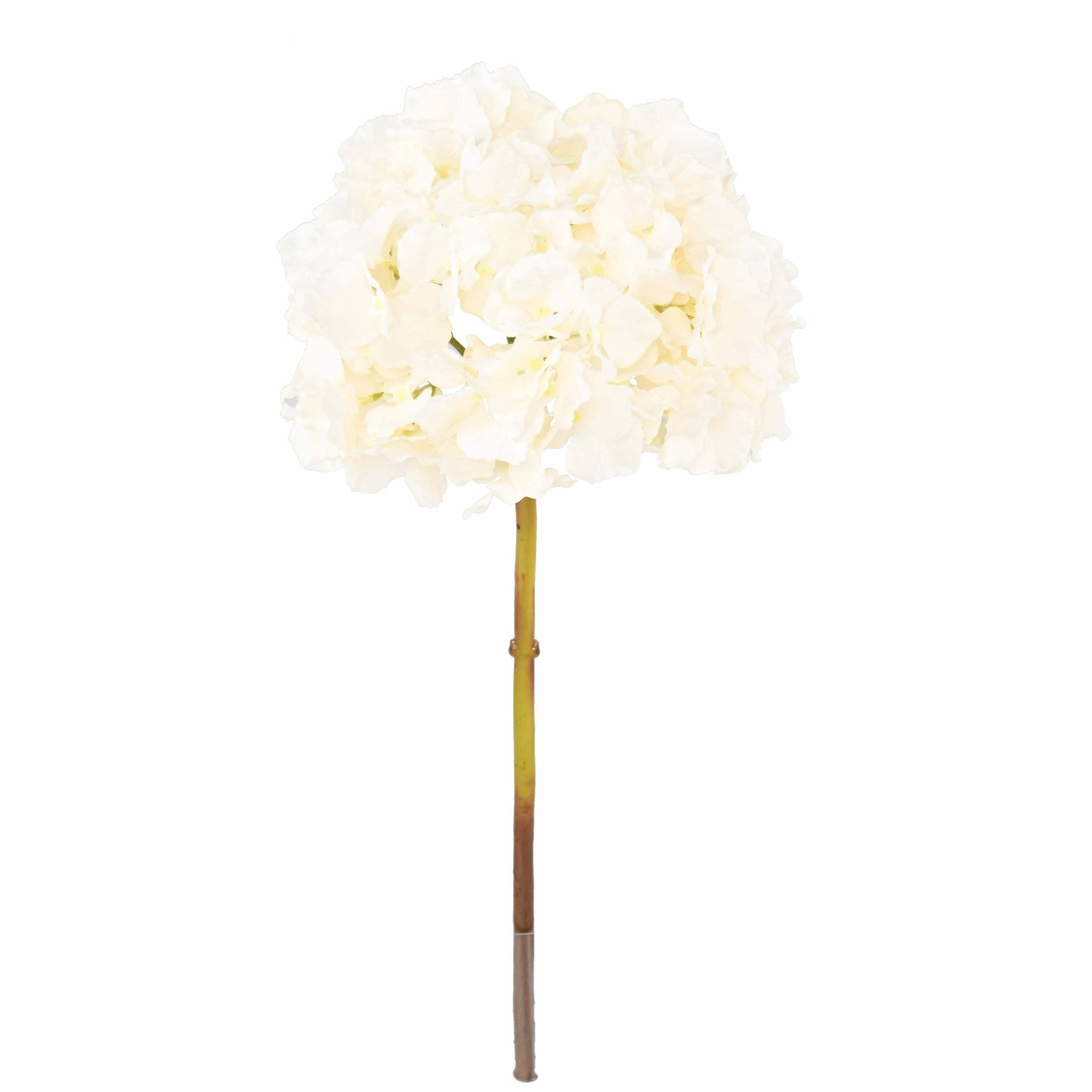Fleur artificielle Hortensia - création bouquet composition - H.45cm blanc