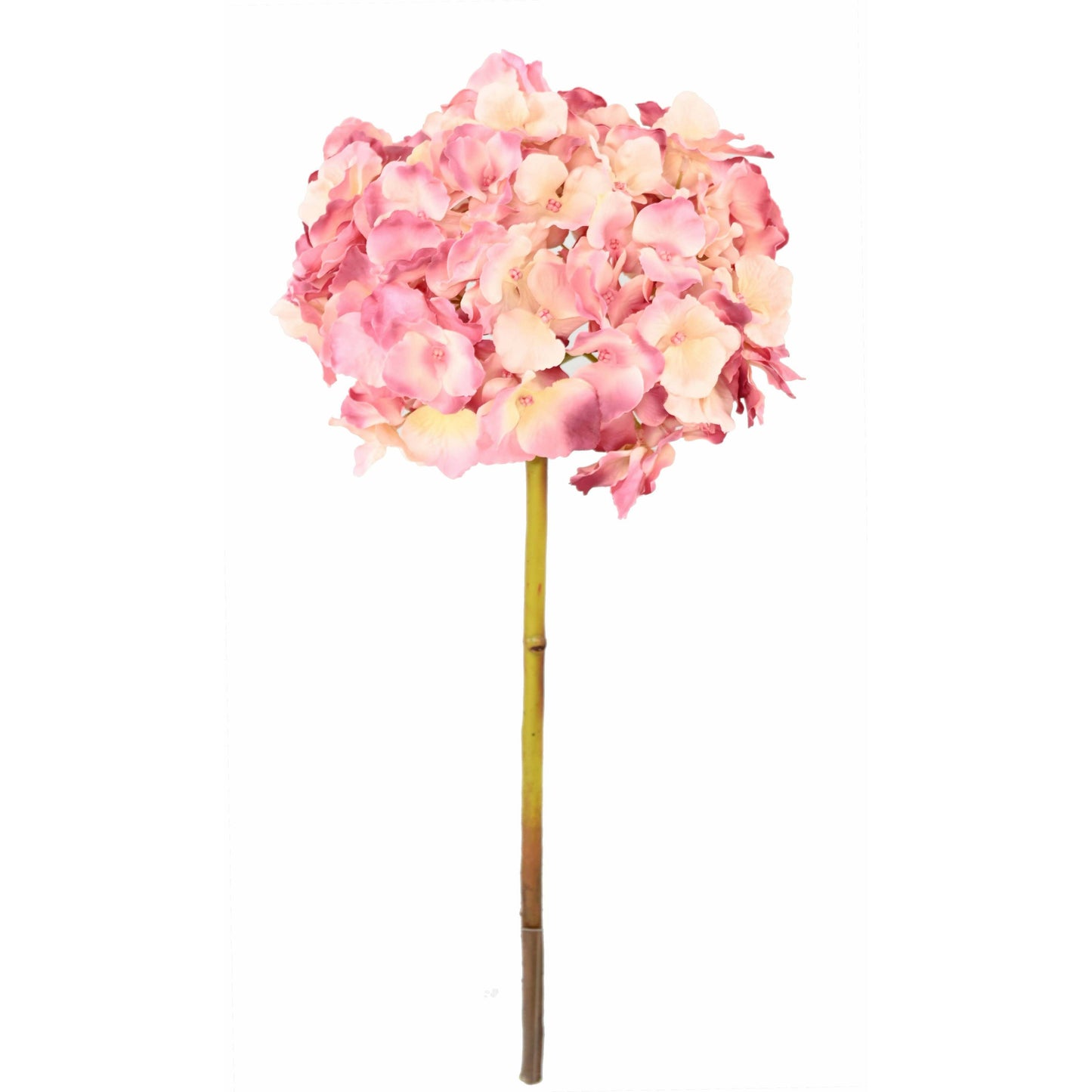 Fleur artificielle Hortensia - création bouquet composition - H.45cm rose foncé