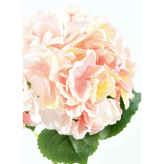 Fleur artificielle Hortensia - création bouquet fleur coupée - H.55cm rose