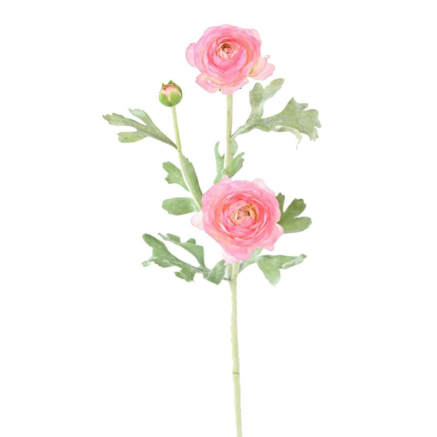 Fleur artificielle Renoncule mini - création de bouquet - H.53cm rose M3