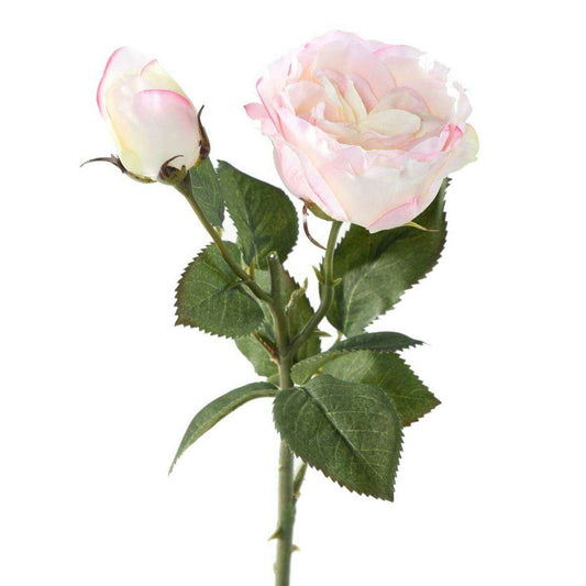 Fleur artificielle rose fresh touch - décoration intérieure - H.43cm rose - M5