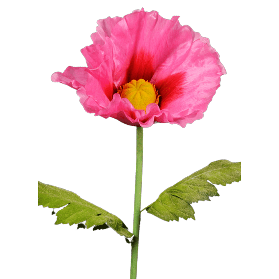 Fleur artificielle XXL pavot géant - décoration d'intérieur - H.135cm rose