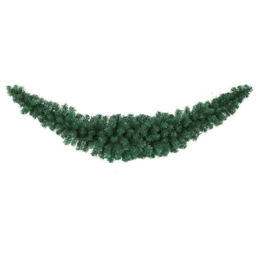 Guirlande artificielle déco de noël - Feuillage synthétique intérieur - H.180cm vert
