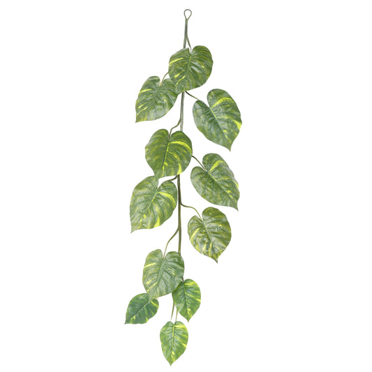 Guirlande artificielle Pothos géant - décoration d'intérieur - H.180cm panaché
