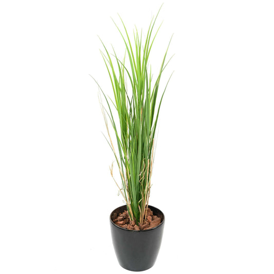 Herbe artificielle large UV résistant - intérieur extérieur - H.115cm - V