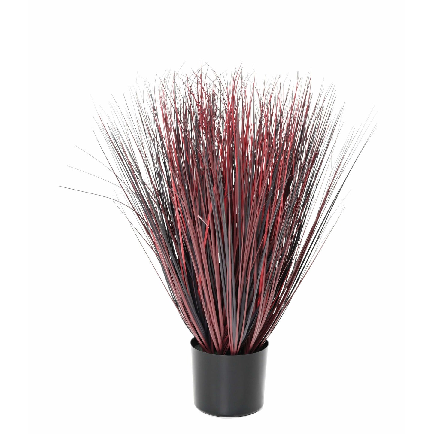 Plante artificielle Herbe Onion Grass fine - intérieur - H.75cm rouge