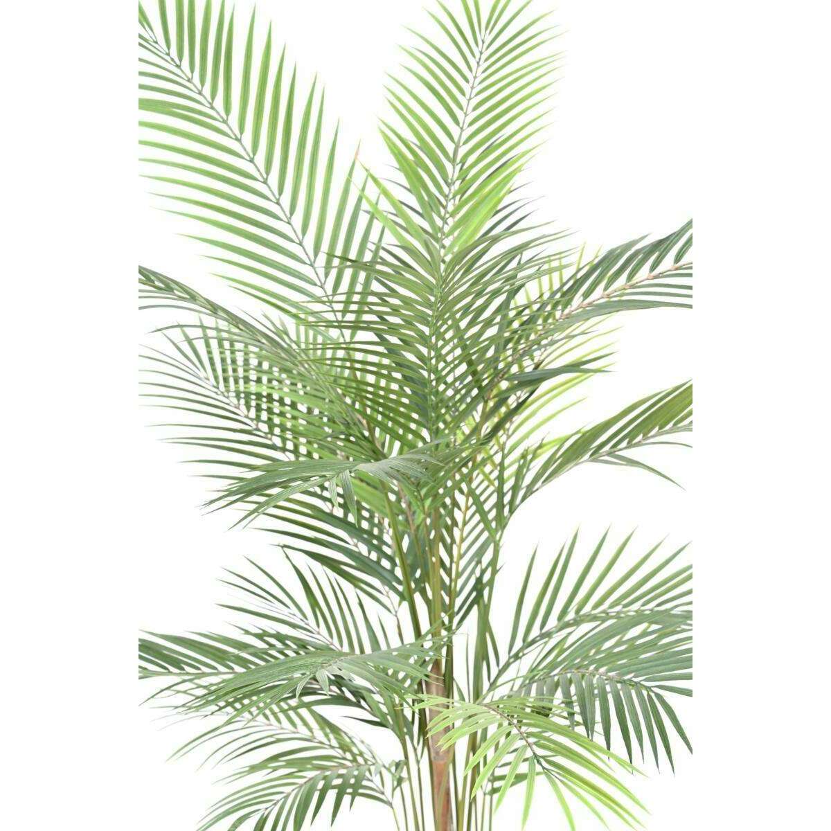 Palmier artificiel Areca Plast - plante intérieur extérieur - H.120cm vert