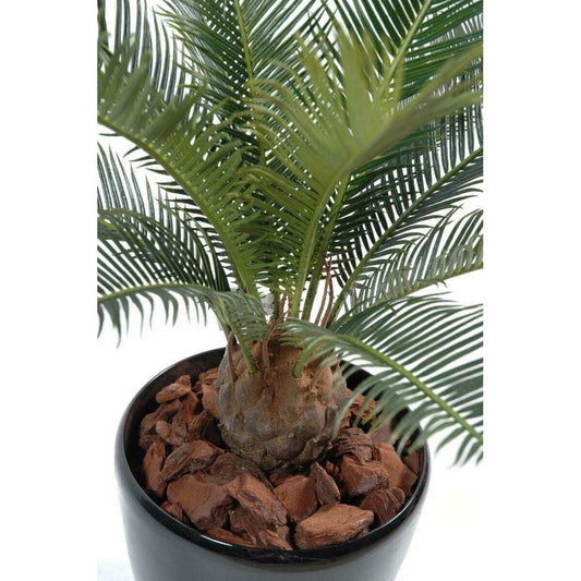 Palmier artificiel Cycas baby - intérieur extérieur - H.65cm vert