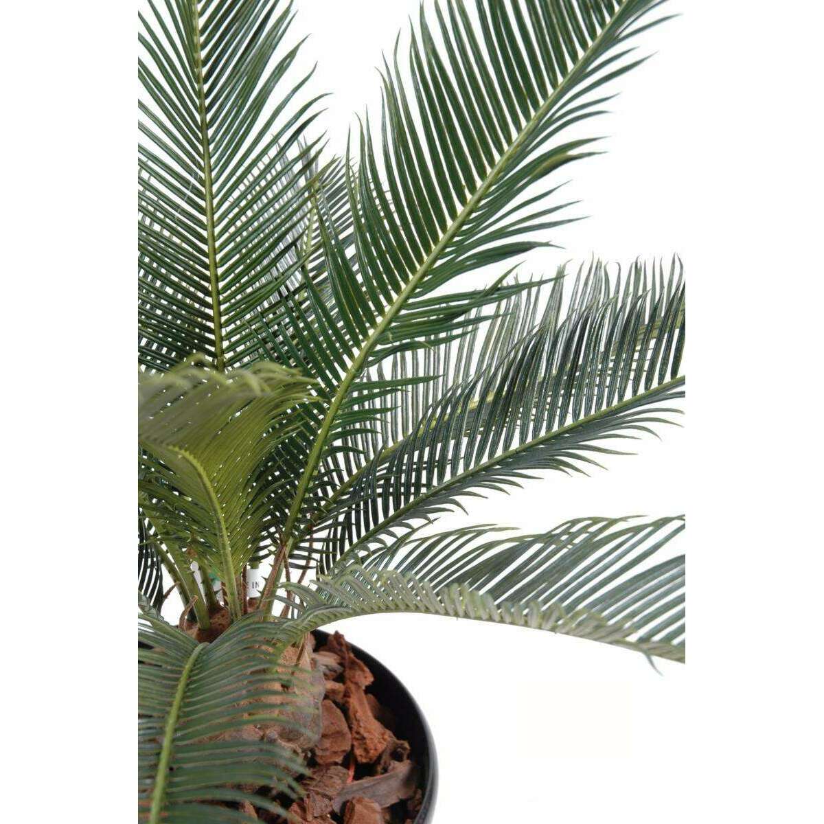 Palmier artificiel Cycas baby - intérieur extérieur - H.65cm vert