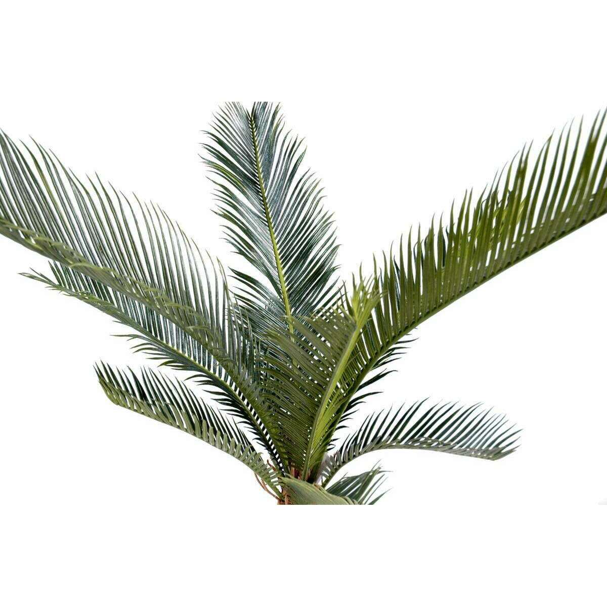 Palmier artificiel Cycas baby 10 feuilles - intérieur extérieur - H.60cm vert