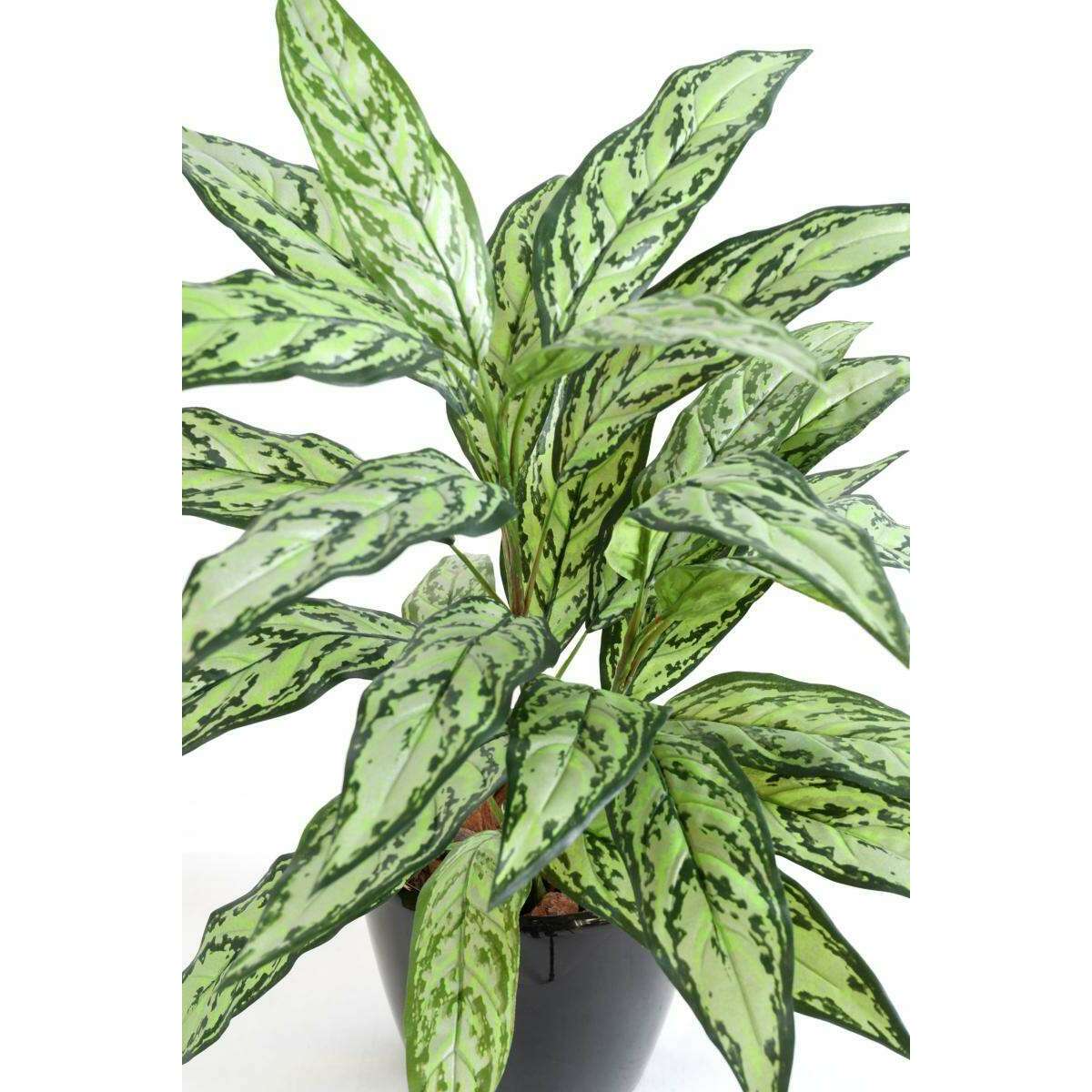 Plante artificielle Aglaonema en piquet -plante d'intérieur - H.80cm vert