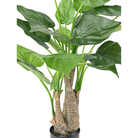 Plante artificielle Alocasia Cucullata - plante tropicale d'intérieur - H.80cm